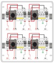 CAJA MODULAR GAVE CONEXIÓN PV - 1STRINGS 1000V 25A FUS20A 4MPPT SALIDAS INDIVIDUALES