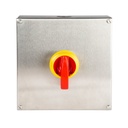 INTERRUPTOR 3P.40A. MANDO IP69K EN CAJA INOX