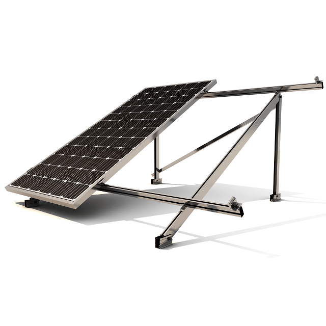 SUNFER 09V5 15º Kit de triangulo para 5 módulos para hormigón en vertical