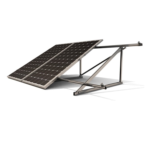 SUNFER 10V4 15º Kit de triangulo para 4 módulos para chapa o correas