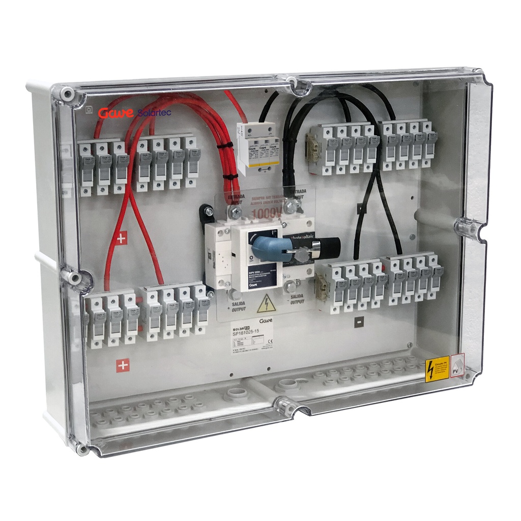 DC Box for 1MMPT with 16 PV string (SP161025P15 | 37-112691)