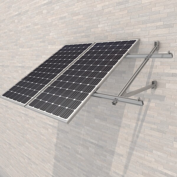 SUNFER 15V3 Kit de triangulo en fachada de hormigón para 3 módulos en vertical