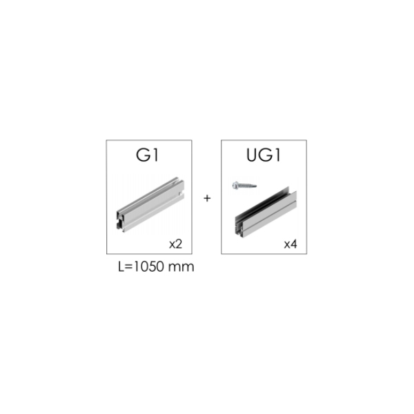 SUNFER S16 Kit de unión para módulos en horizontal