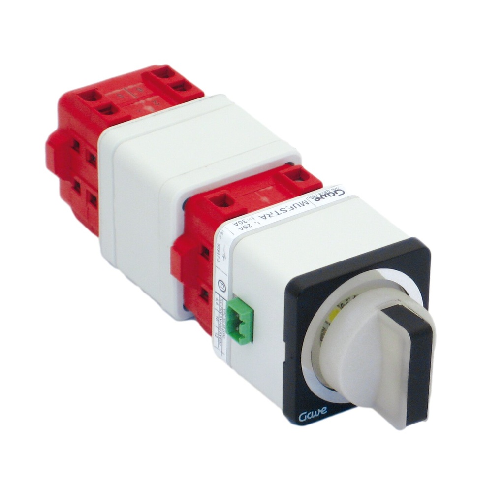 INTERRUPTOR GIRO Y EMPUJE  1M 1S 25A