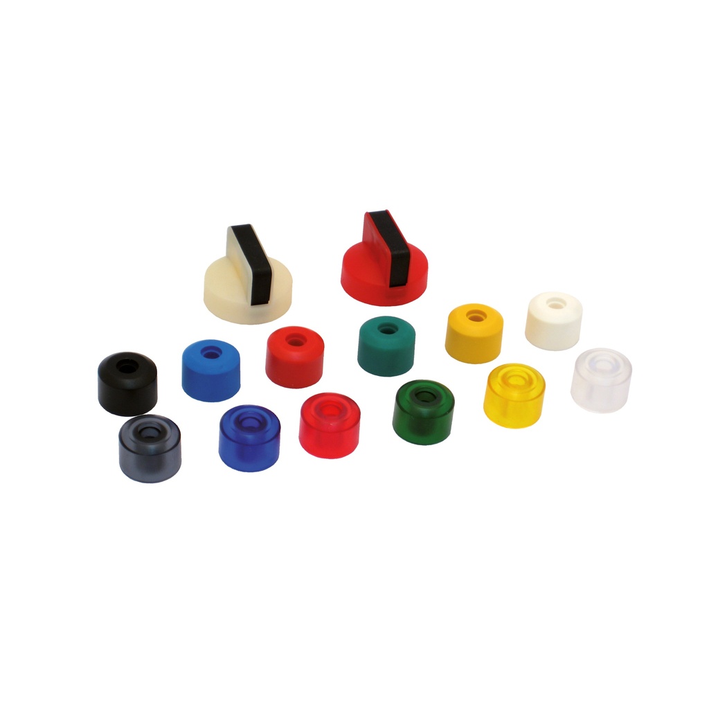 PULSADOR TRANSPARENTE VERDE GAVE