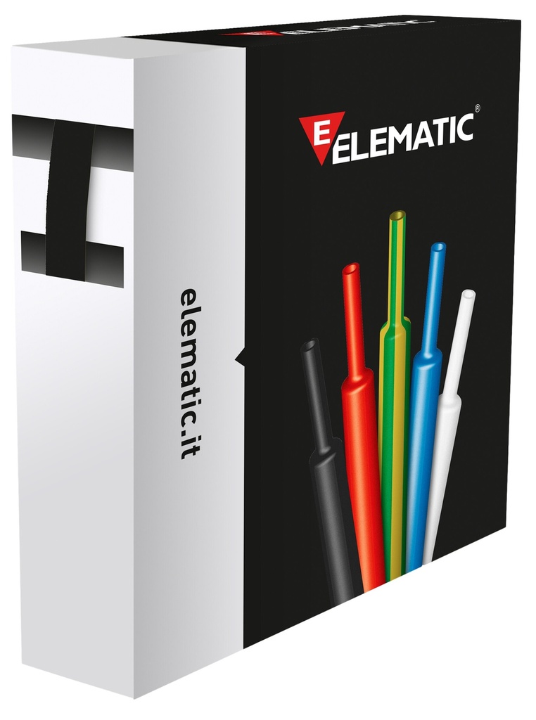 TUBO TERMOR.NEGRO 2,4/1,2