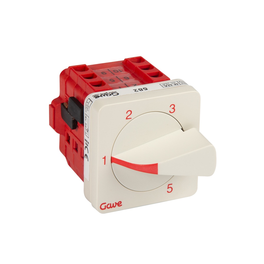 CONMUTADOR GAVE SIN 0 1P 5 POS.12A.D0