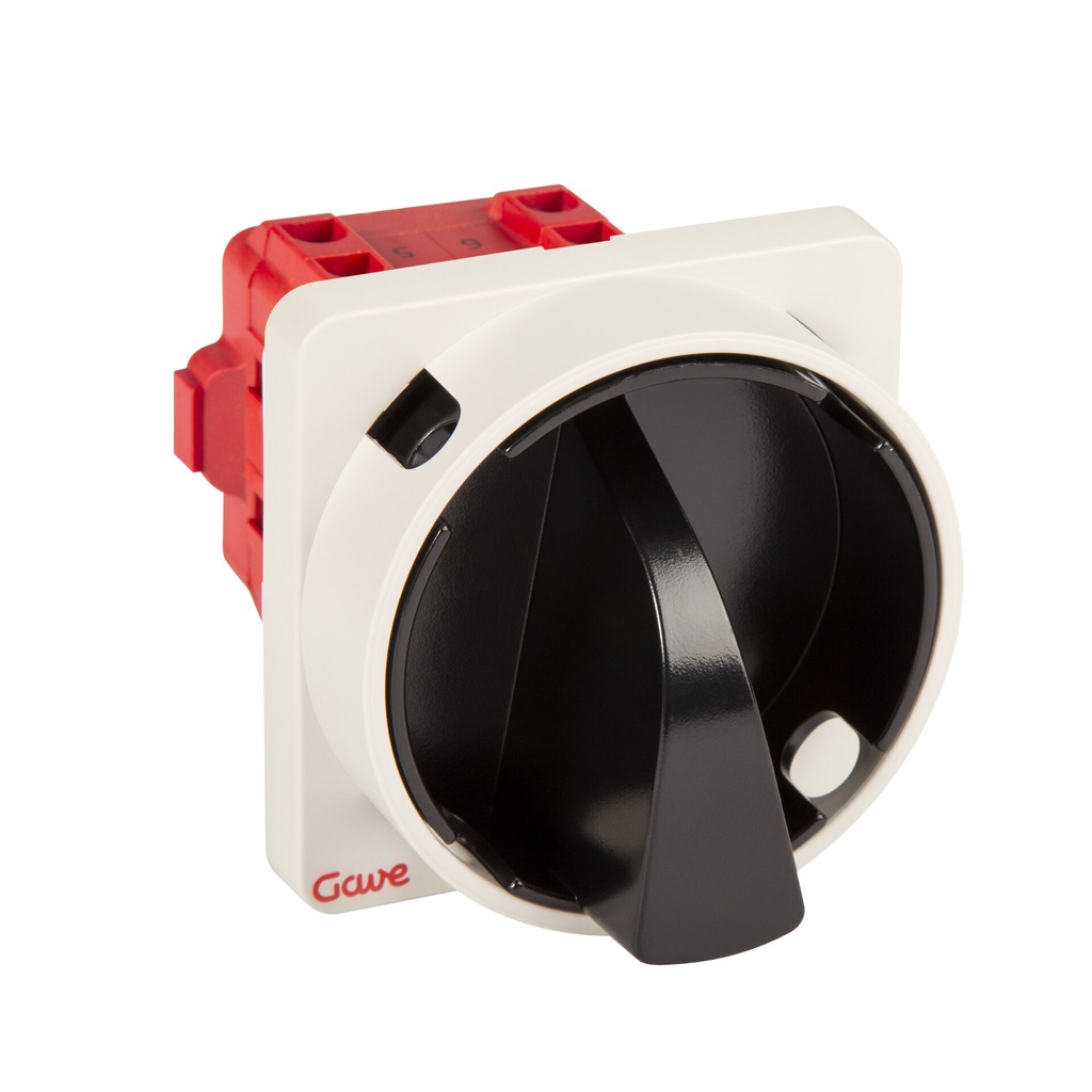 INTERRUPTOR 3P.16A.D0 BLOQUEO CANDADO NEGRO/GRIS