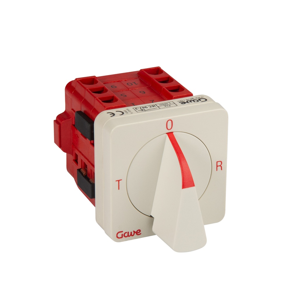 CONMUTADOR GAVE AMPERIMETRO 3CIRCUITOS  TRANSFORMADOR 12A.D0