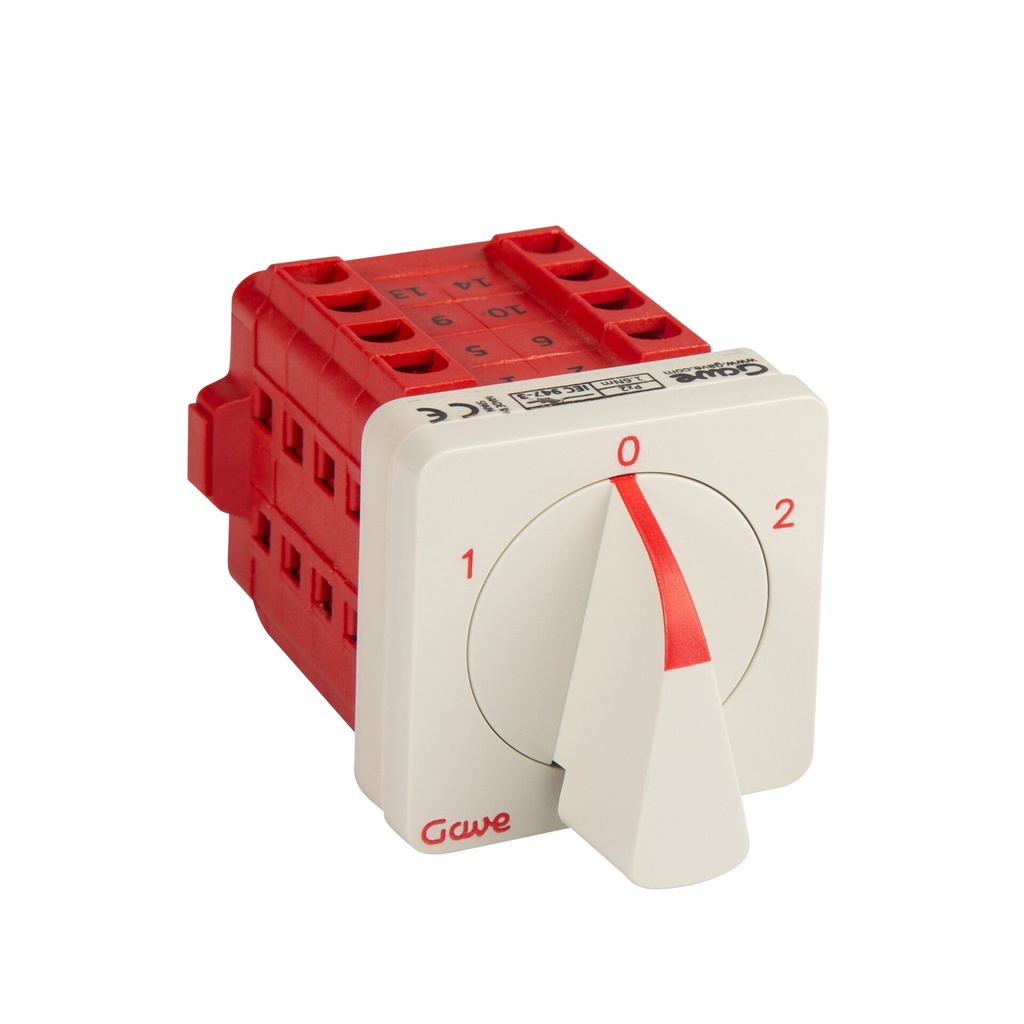 CONMUTADOR GAVE AMPERIMETRO 3CIRCUITOS  TRANSFORMADOR 25A.D0