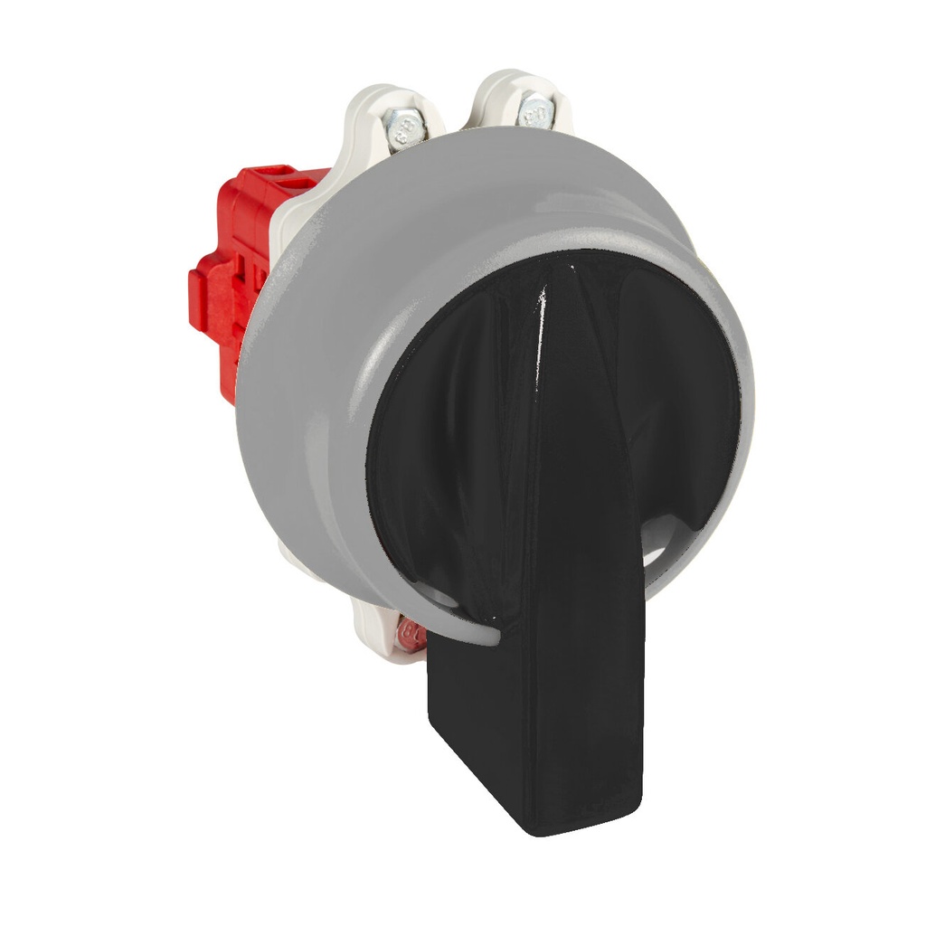 INTERRUPTOR 4P 25A.D0 MANDO BLOQUEO CANDADO IP69K NEGRO/GRIS