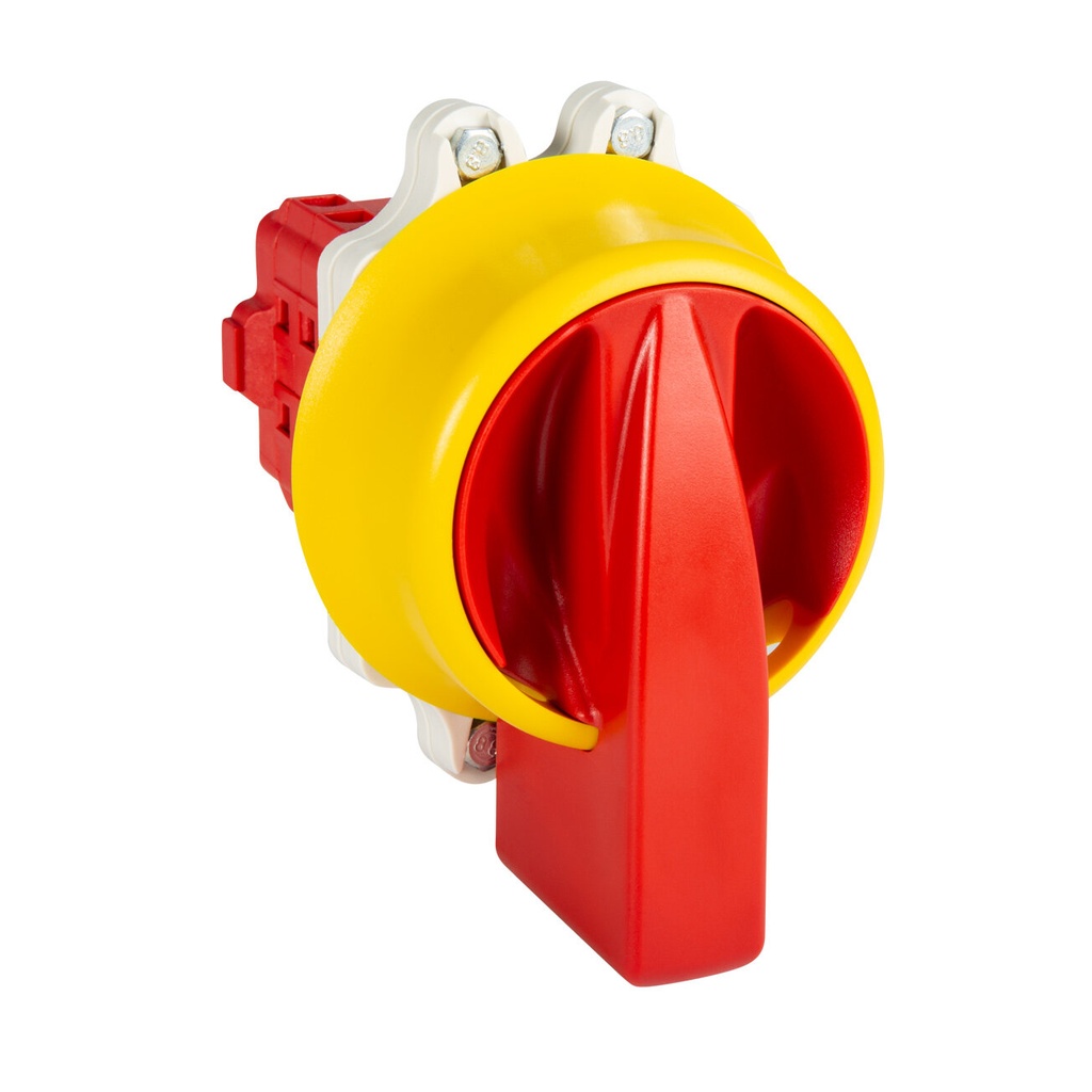 INTERRUPTOR 3P GAVE 25A.D0 MANDO BLOQUEO CANDADO IP69K + AUXILIAR 1NA+1NC 12A