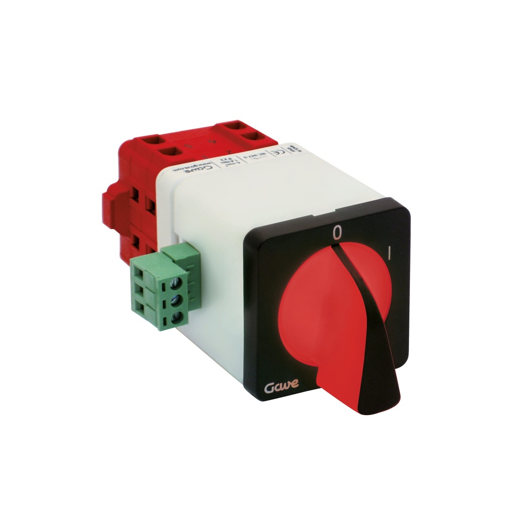 INTERRUPTOR LUMINOSO ROJO/VERDE 230V 1P 25A