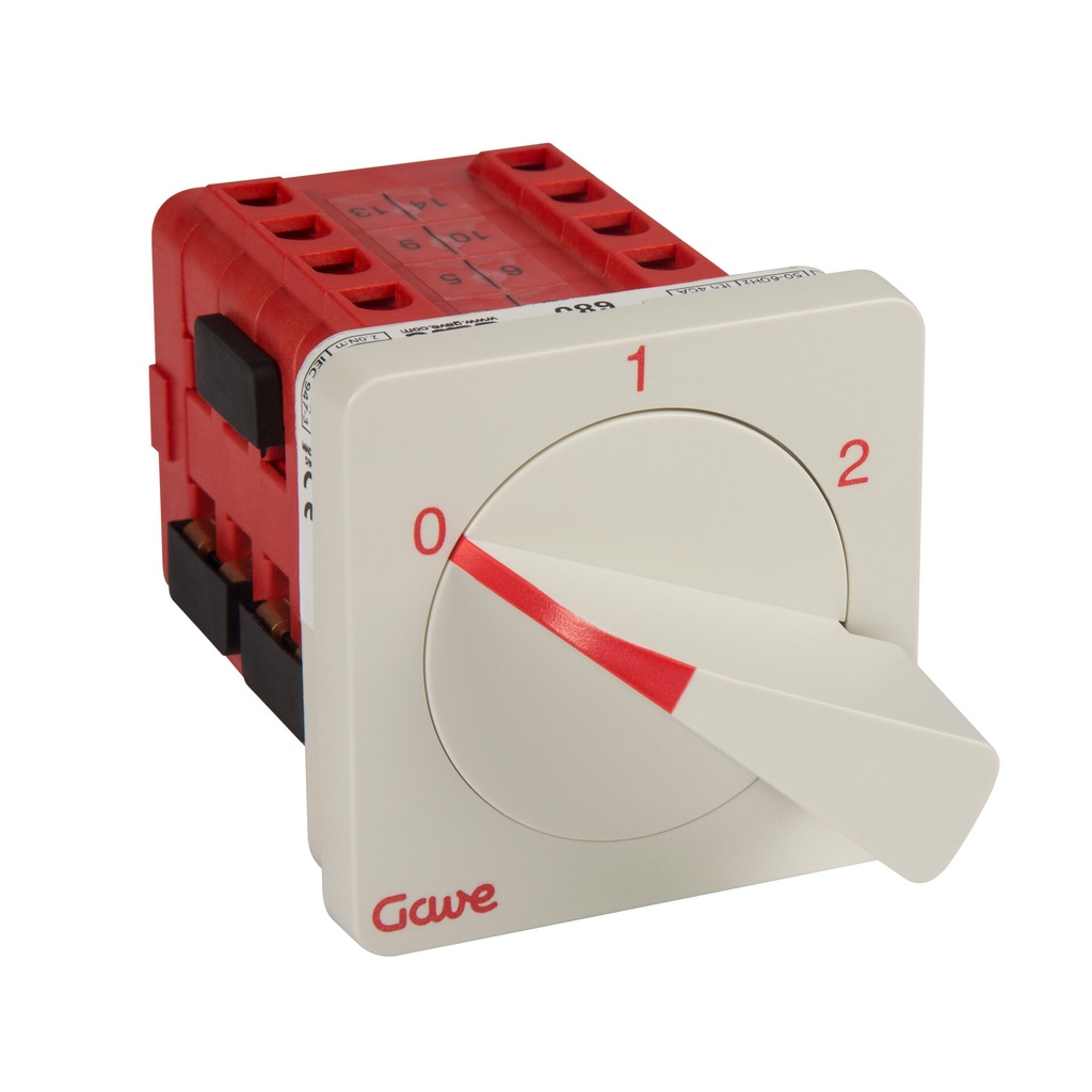 CONMUTADOR  POLOS 2 VELOCIDADES  0 IZQUIERDA 25A.D0