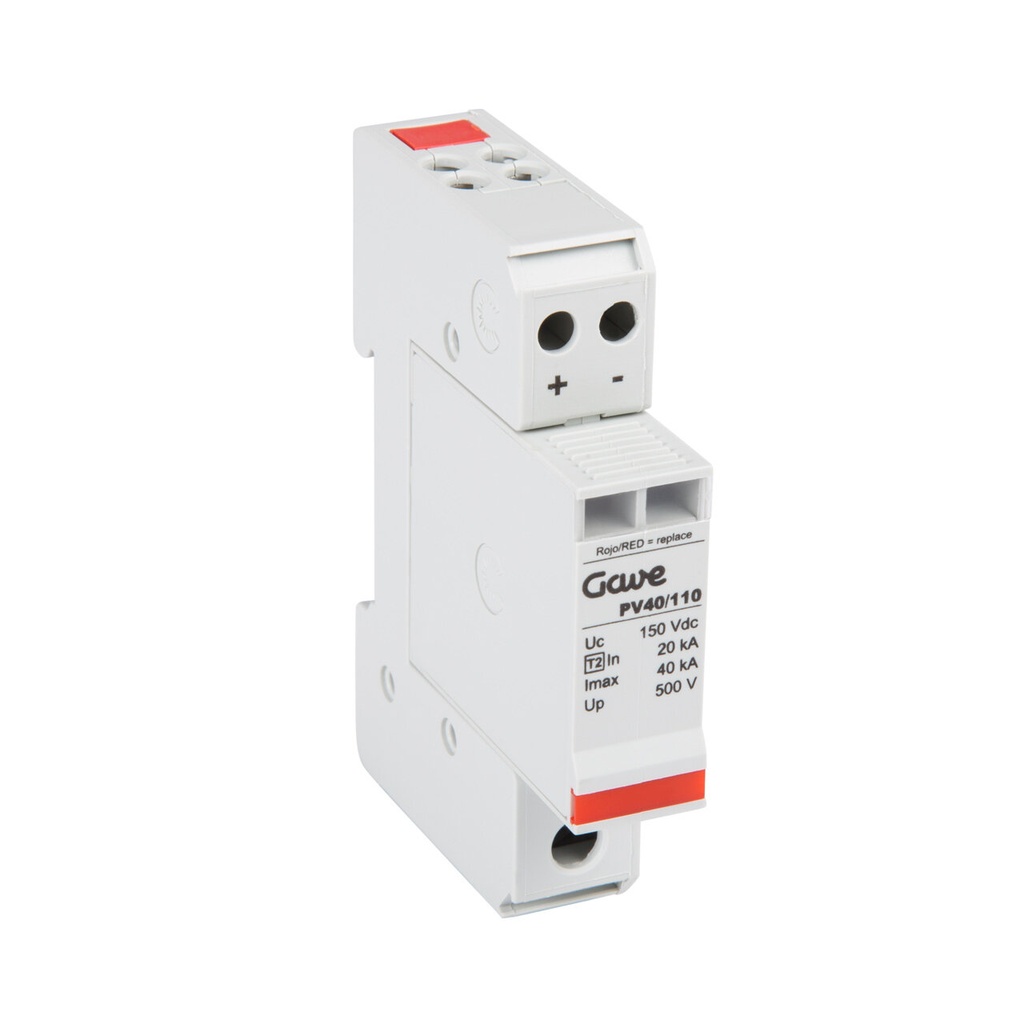 PROTECTOR GAVE CLASE II - 110VDC -40KA CON TELESEÑALIZACIÓN