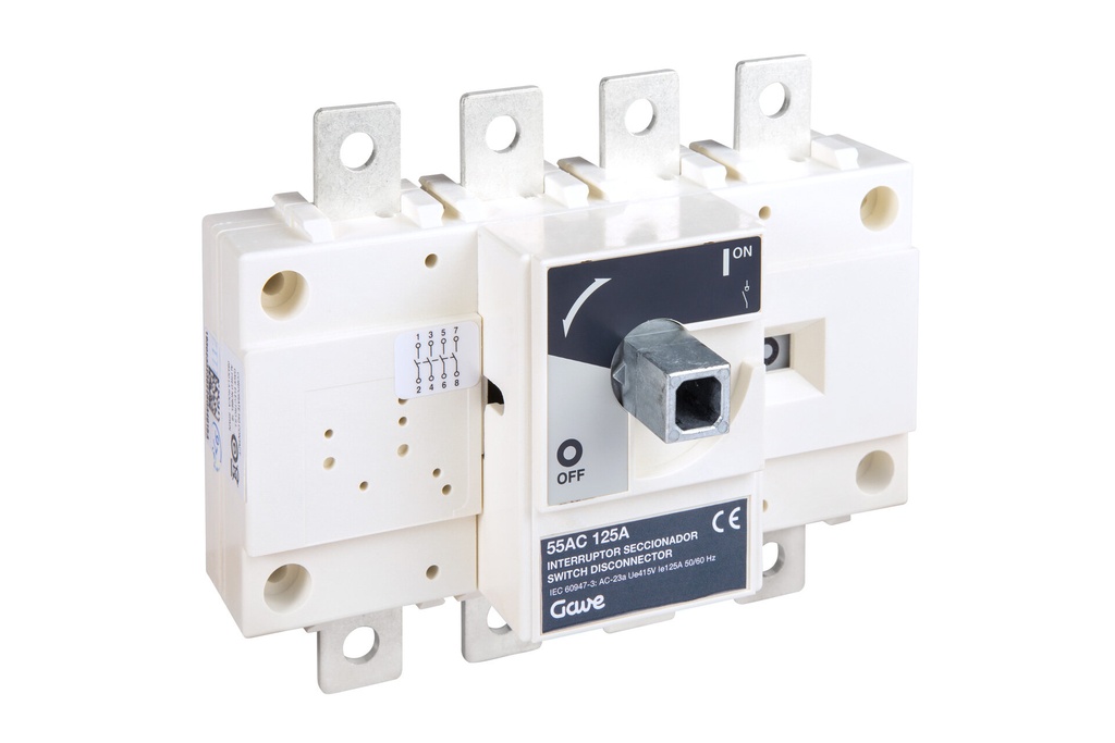 INTERRUPTOR SECCIONADOR 4P x 125A