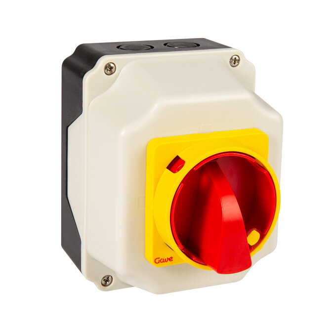 INTERRUPTOR GAVE 4P.32A. EN CAJA IP65