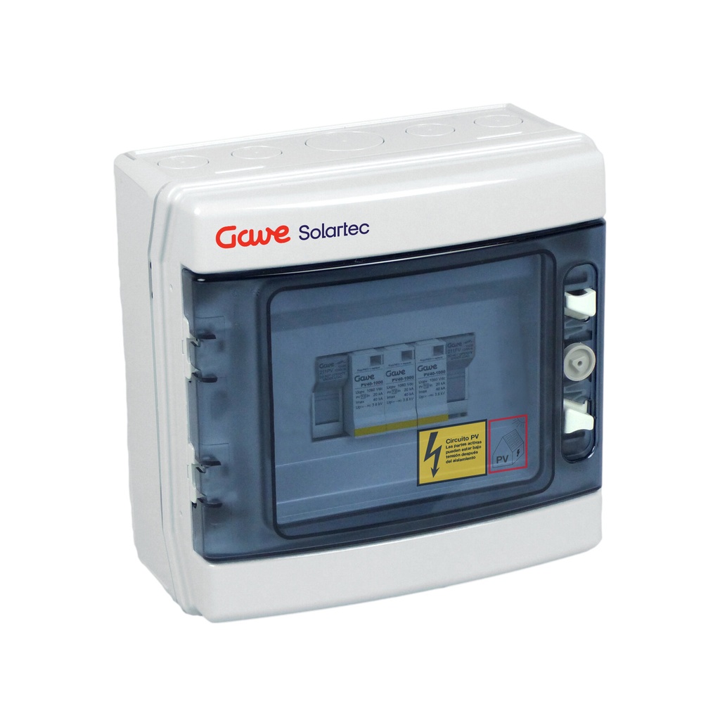 CAJA MODULAR CONEXIÓN 1STR. FUS 15A - SIN SECCIONADOR + PROTECTOR SOBRETENSION II