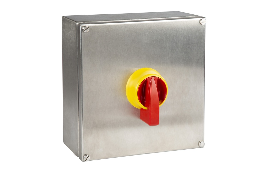 INTERRUPTOR 6P.25A. MANDO IP69K EN CAJA INOX