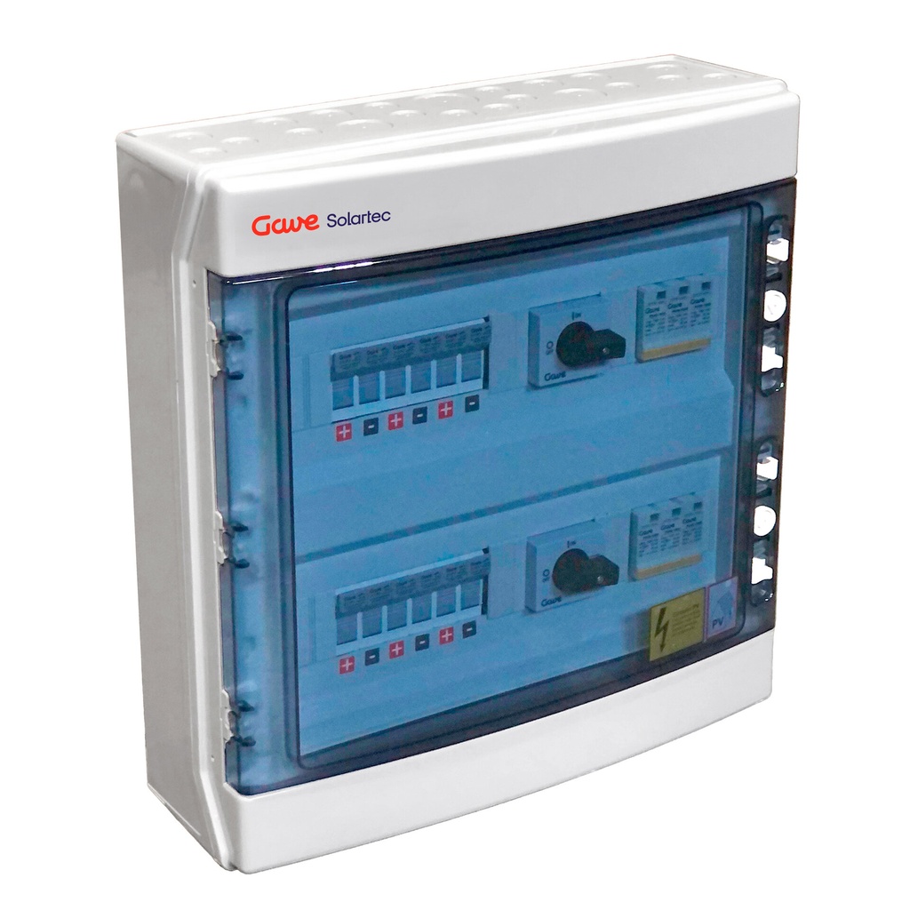 CAJA DE PROTECCIÓN MODULAR 3STRINGS 1000V FUS12A SALIDAS INDIVIDUALES