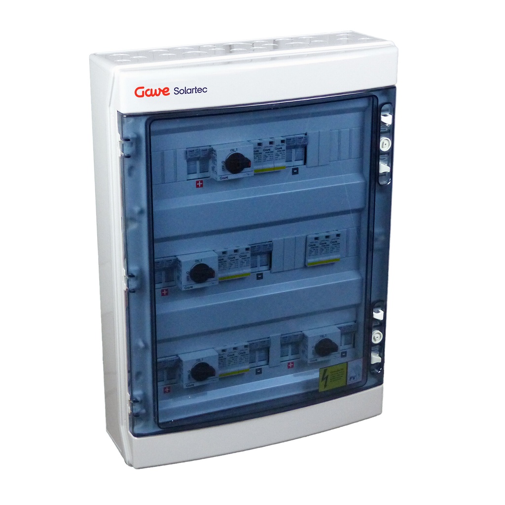 CAJA MODULAR CONEXIÓN PV - 2STRINGS 1000V 25A FUS20A 4MPPT SALIDAS INDIVIDUALES