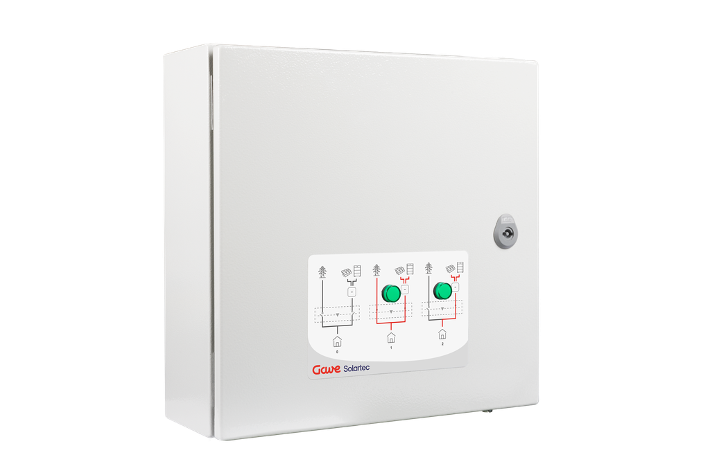 CAJA DE CONMUTACIÓN DE RESPALDO 4P 40A (1F+N 230VAC) - BACKUP BOX CARGAS CRITICAS