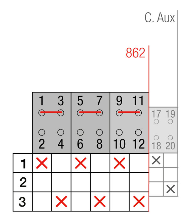 CONMUTADOR  MOTORIZADO ENTRADA SUPERIOR 1-0-2 3P 250A. 80-230VAC GAVE