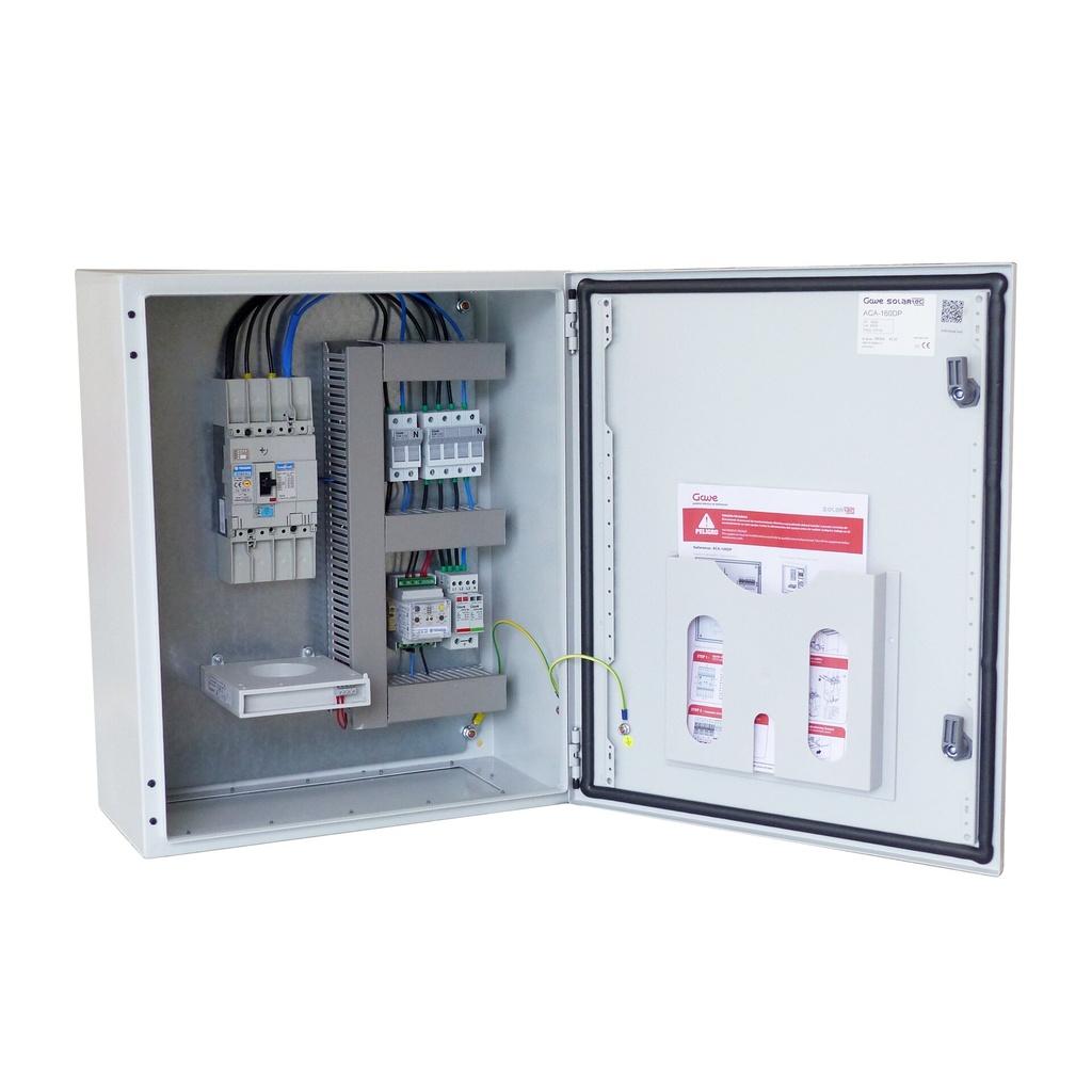 CAJA DE CONEXIÓN AC TRIFÁSICA 160A ENVOLVENTE METÁLICA GAVE